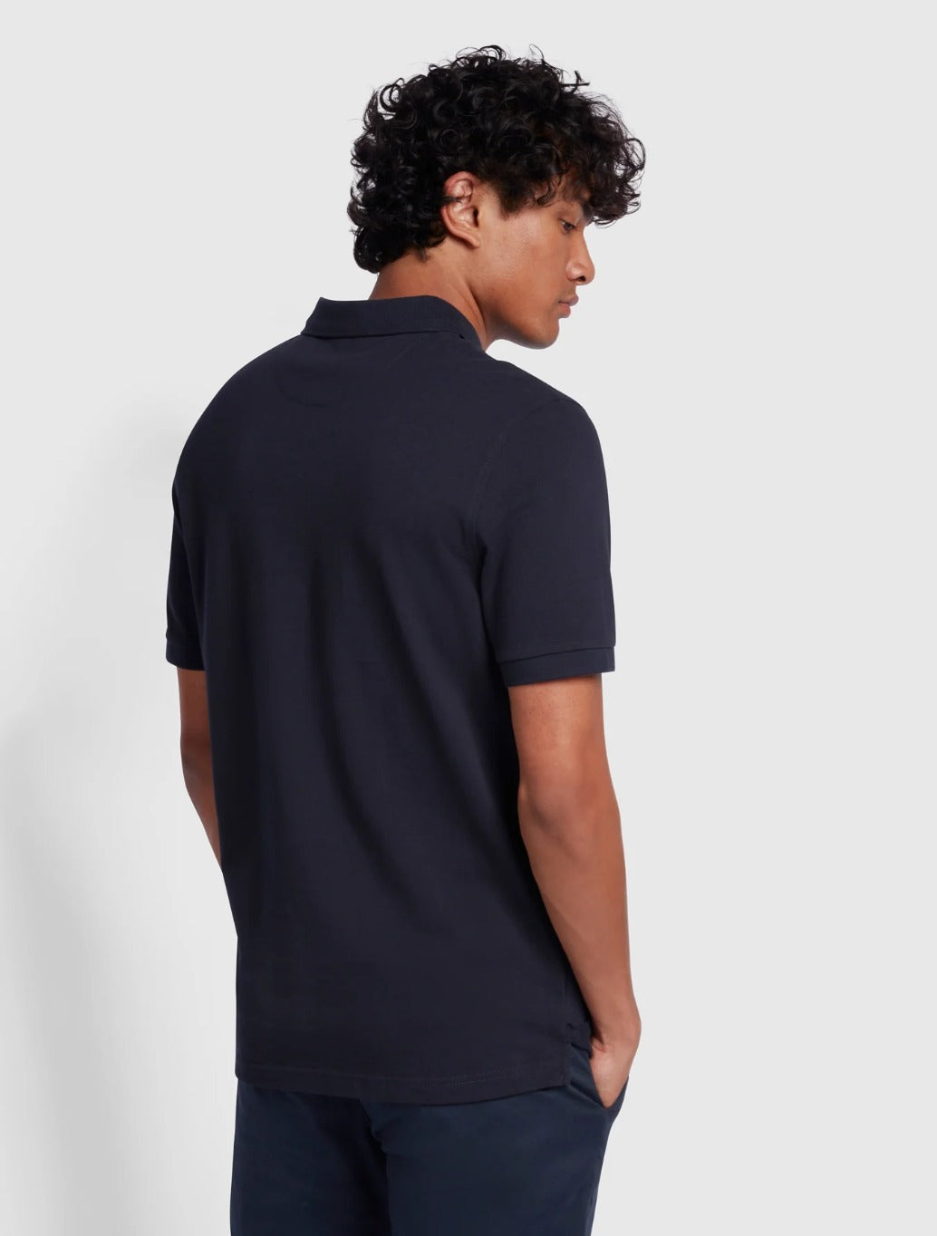 Farah - Blanes Slim Fit Organic Cotton Polo Shirt - Navy