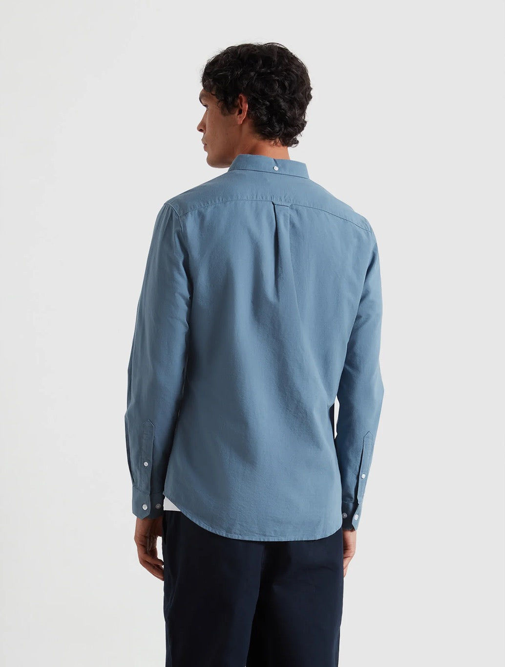 Farah - Brewer Slim Fit Organic Cotton Oxford Shirt - Blue