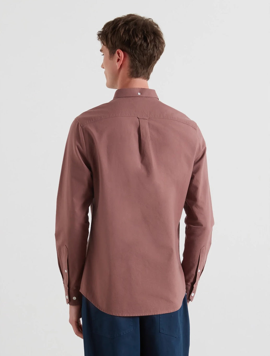 Farah - Brewer Slim Fit Organic Cotton Oxford Shirt - Dusty Pink