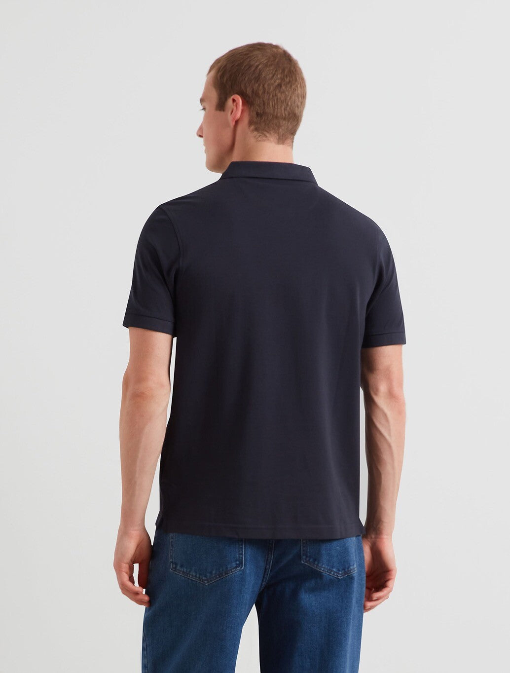 Farah Cunningham Polo Shirt in Navy