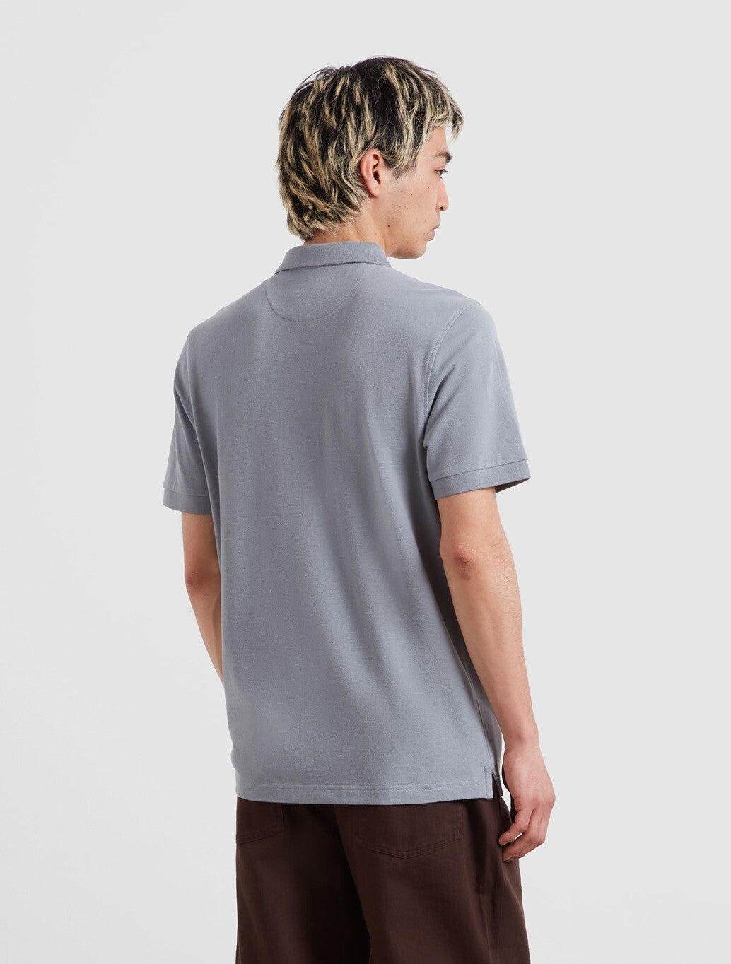 Farah Cunningham Polo Shirt in Pale Blue