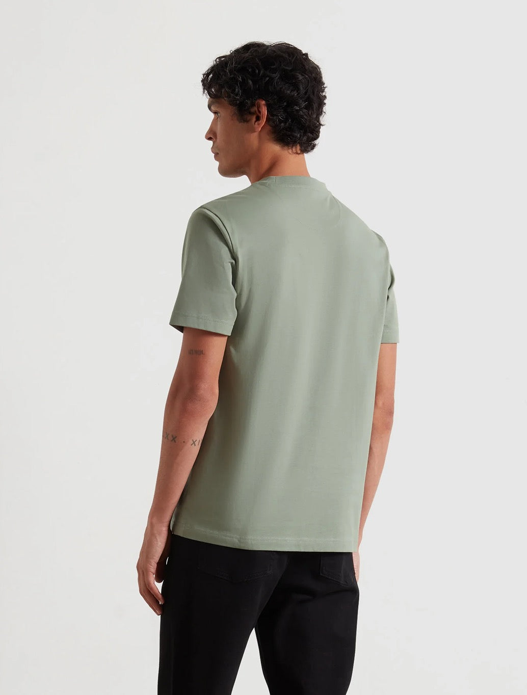 Farah - Danny Regular Fit Organic Cotton T-Shirt - Light Green