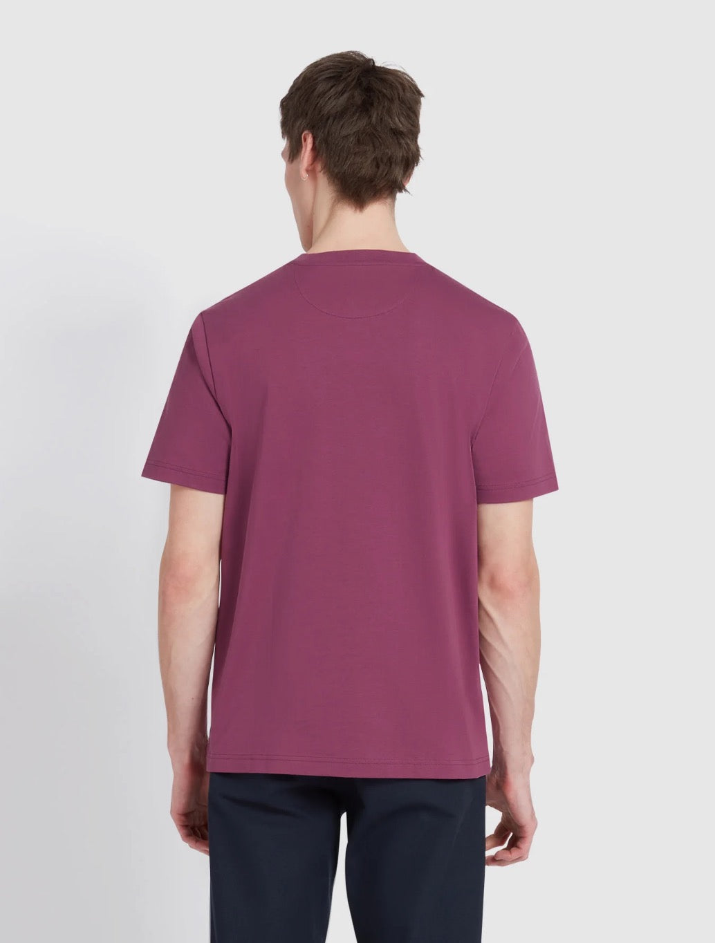 Farah - Danny Regular Fit Organic Cotton T-Shirt - Wine