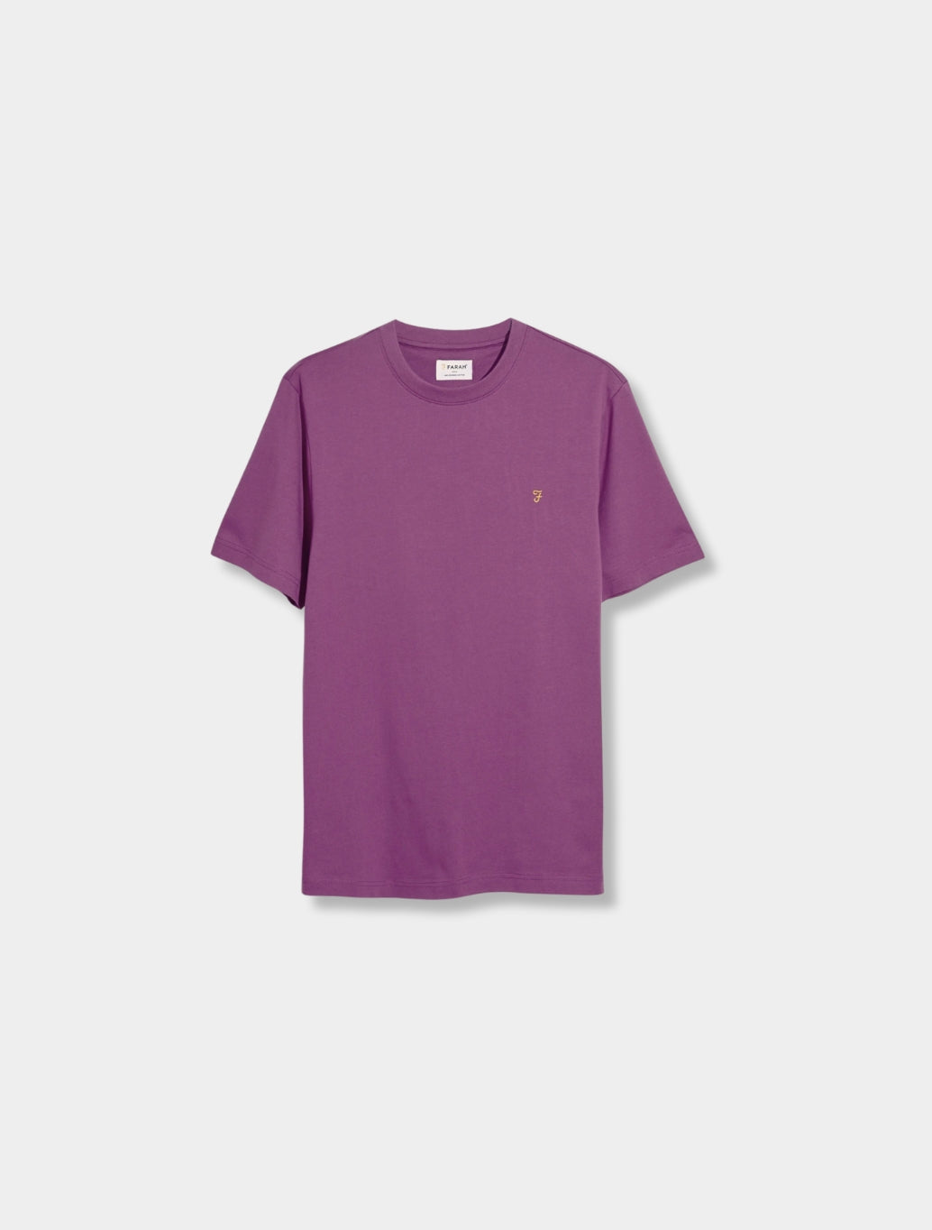 Farah - Danny Regular Fit Organic Cotton T-Shirt - Wine