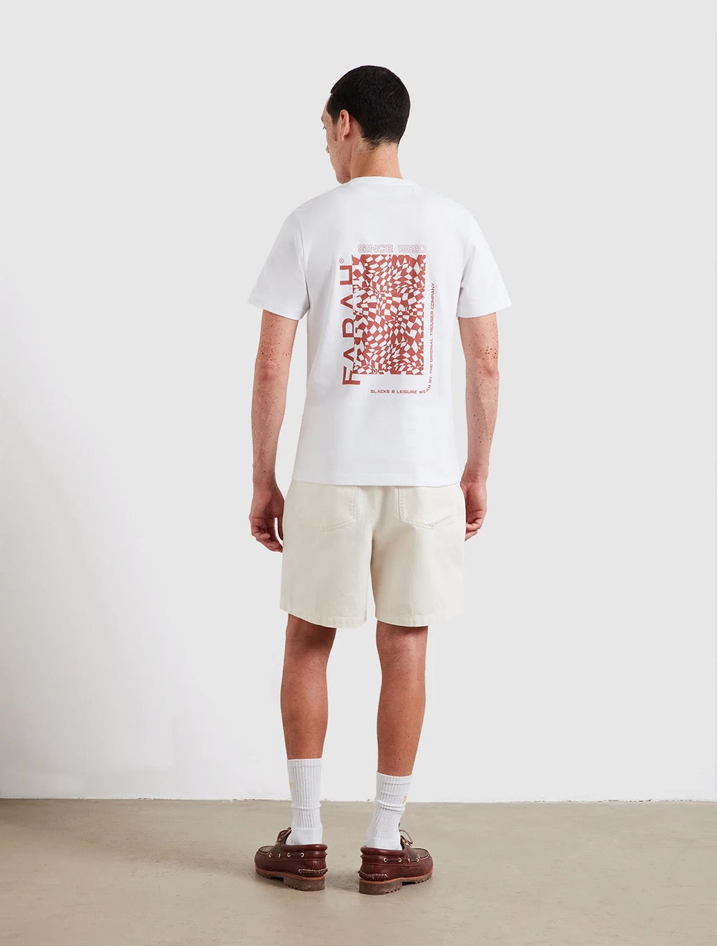Farah - Dante Graphic T-Shirt - White
