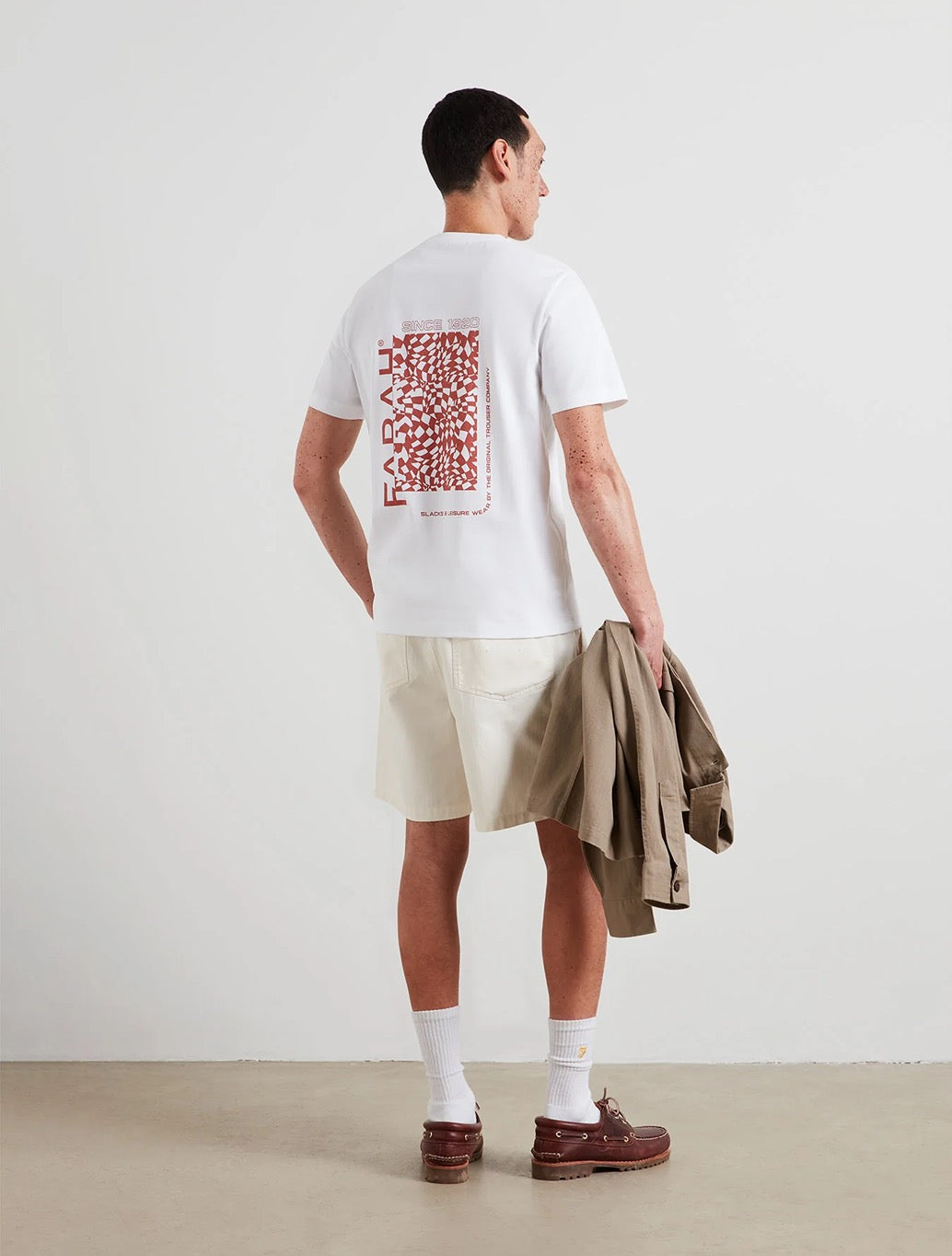Farah - Dante Graphic T-Shirt - White
