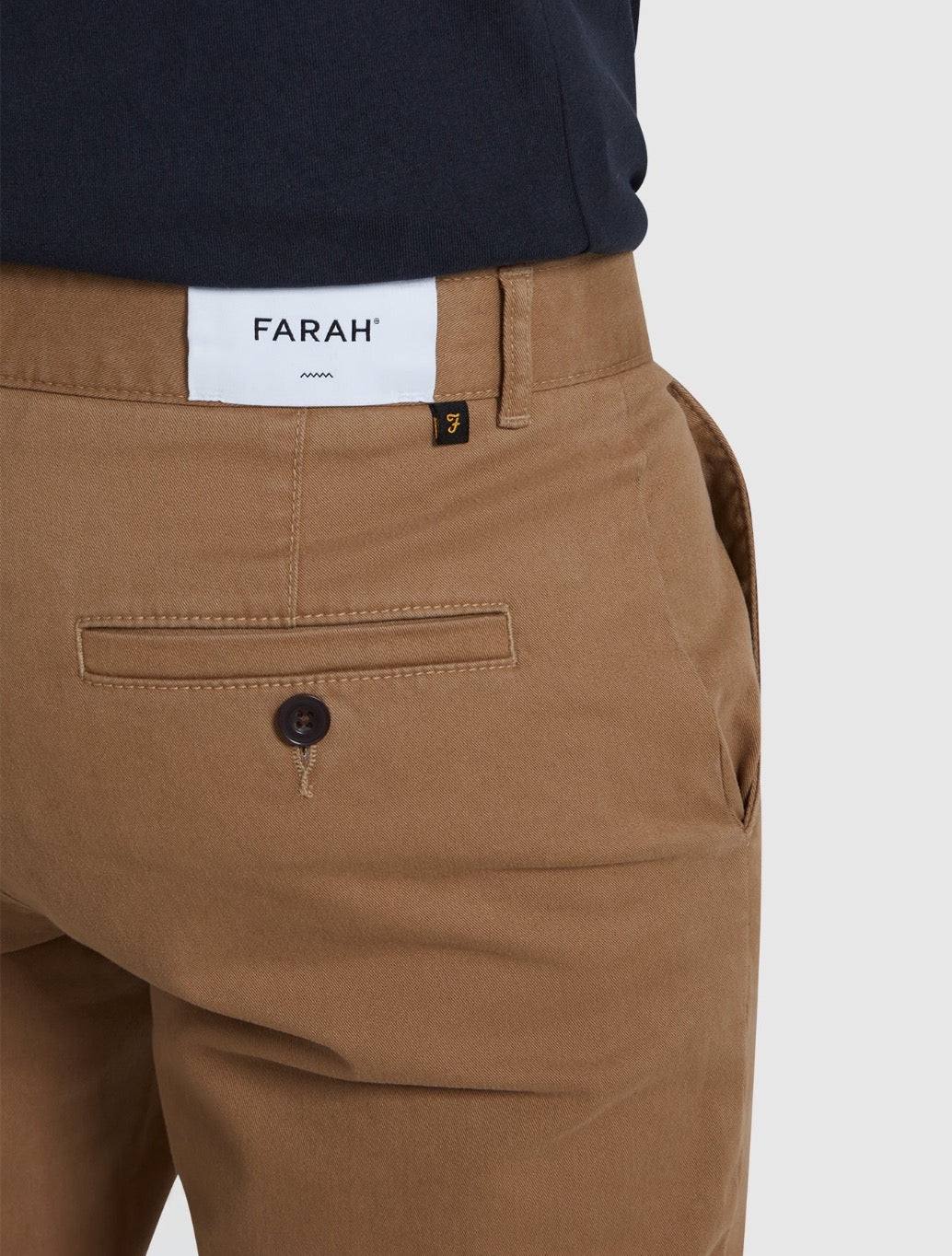 Farah - Elm Slim Fit Chinos - Tan
