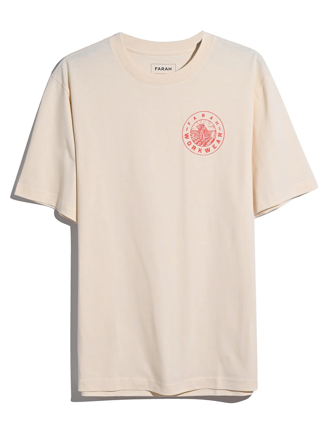 Farah Haise Graphic T-Shirt in Ecru