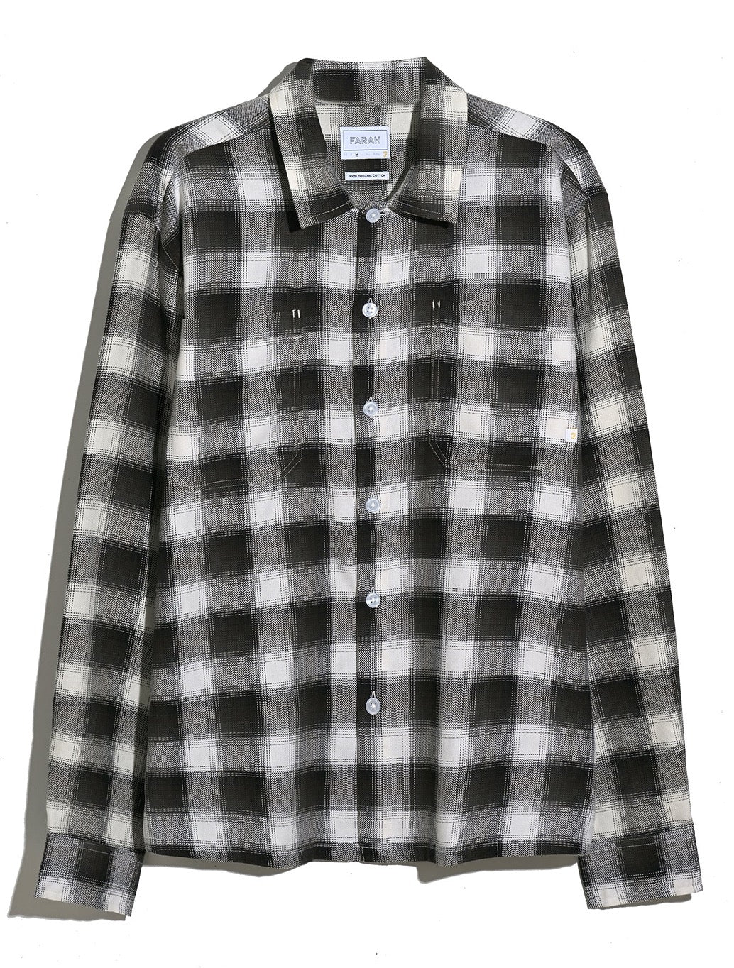 Farah - Lavelle Check Overshirt - Black Brown Check