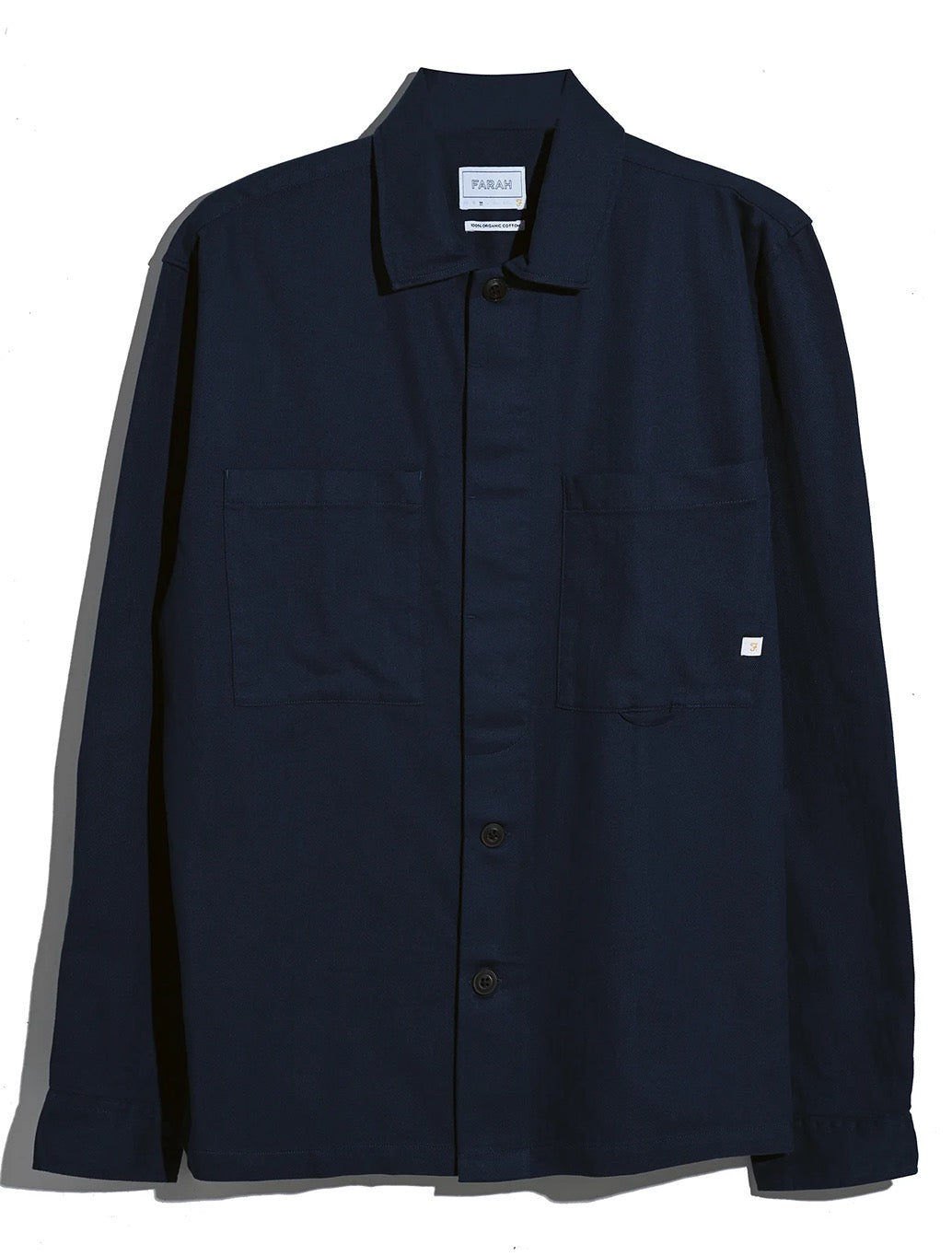 Farah Marshall Overshirt - Navy