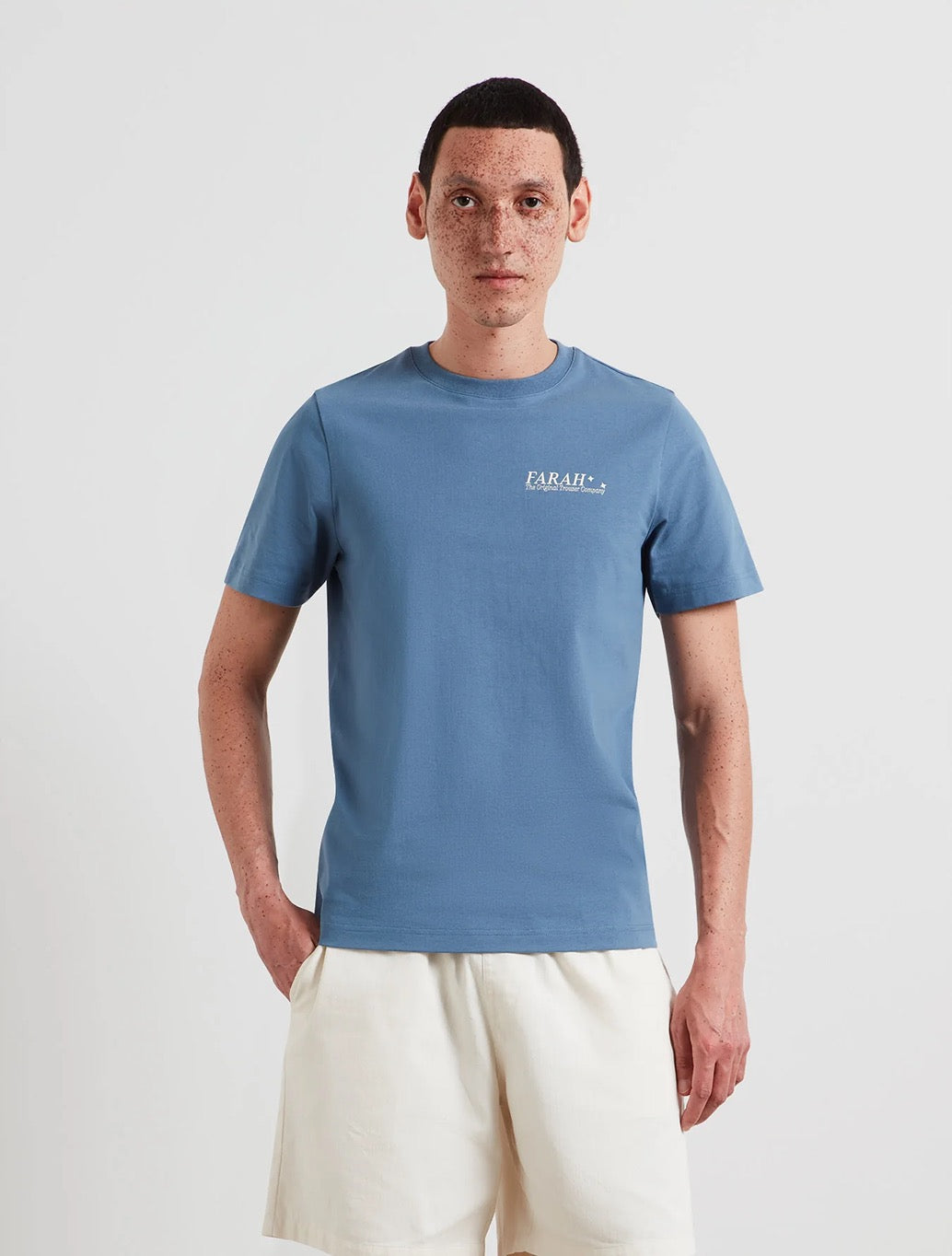 Farah - Morween Graphic T-Shirt - Blue