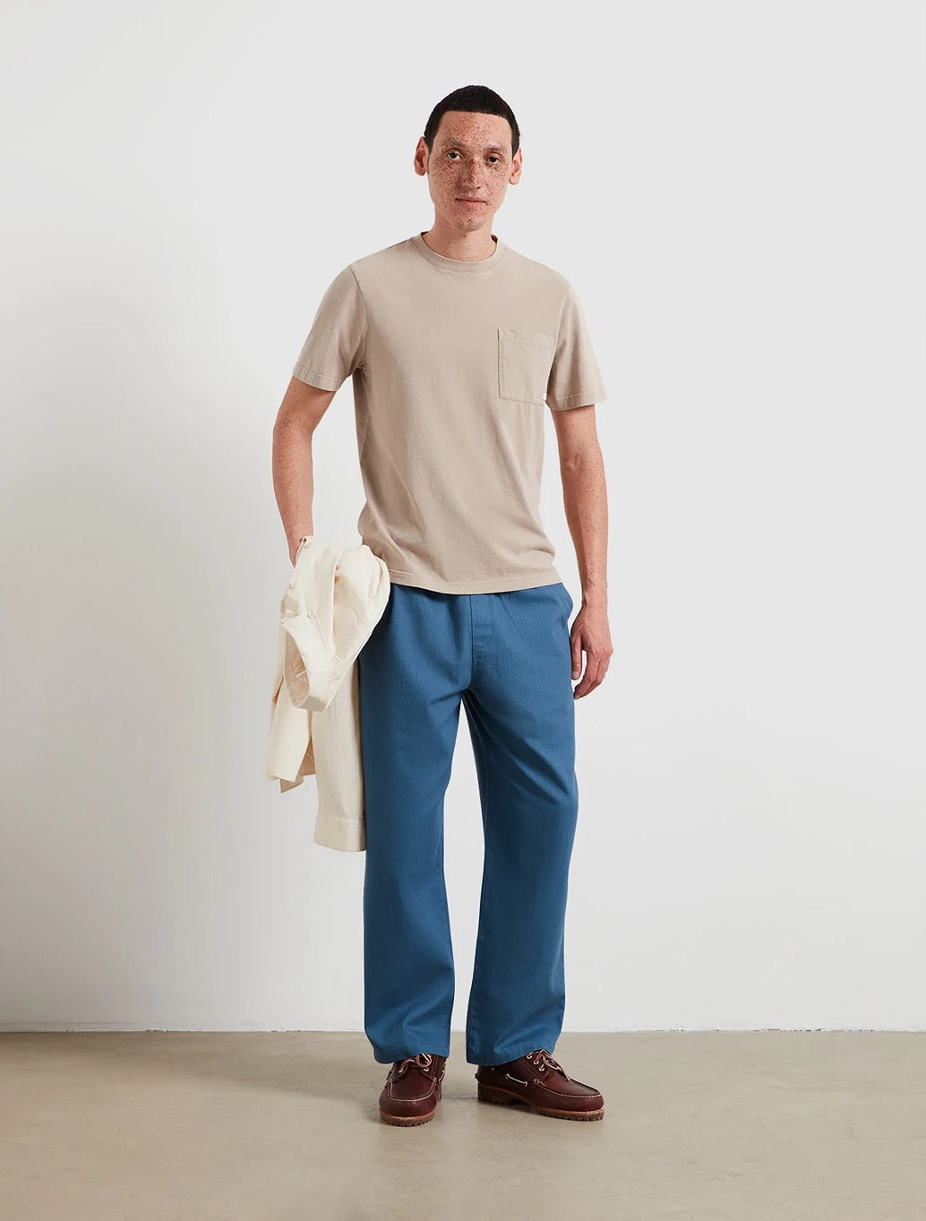 Farah Stacy Pocket T-Shirt - Light Brown