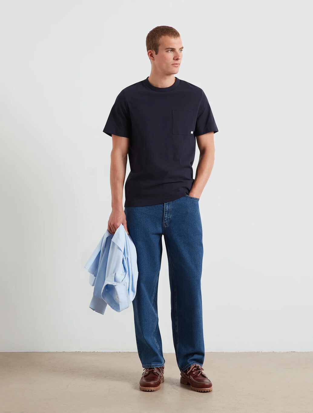 Farah Stacy Pocket T-Shirt - Navy