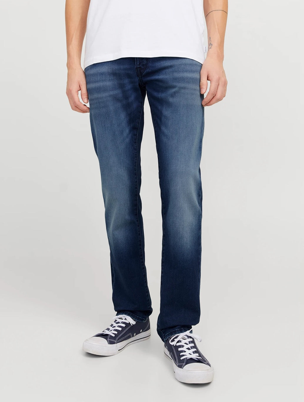 Jack & Jones - Mike Fox Tapered Fit Jean - Denim Blue