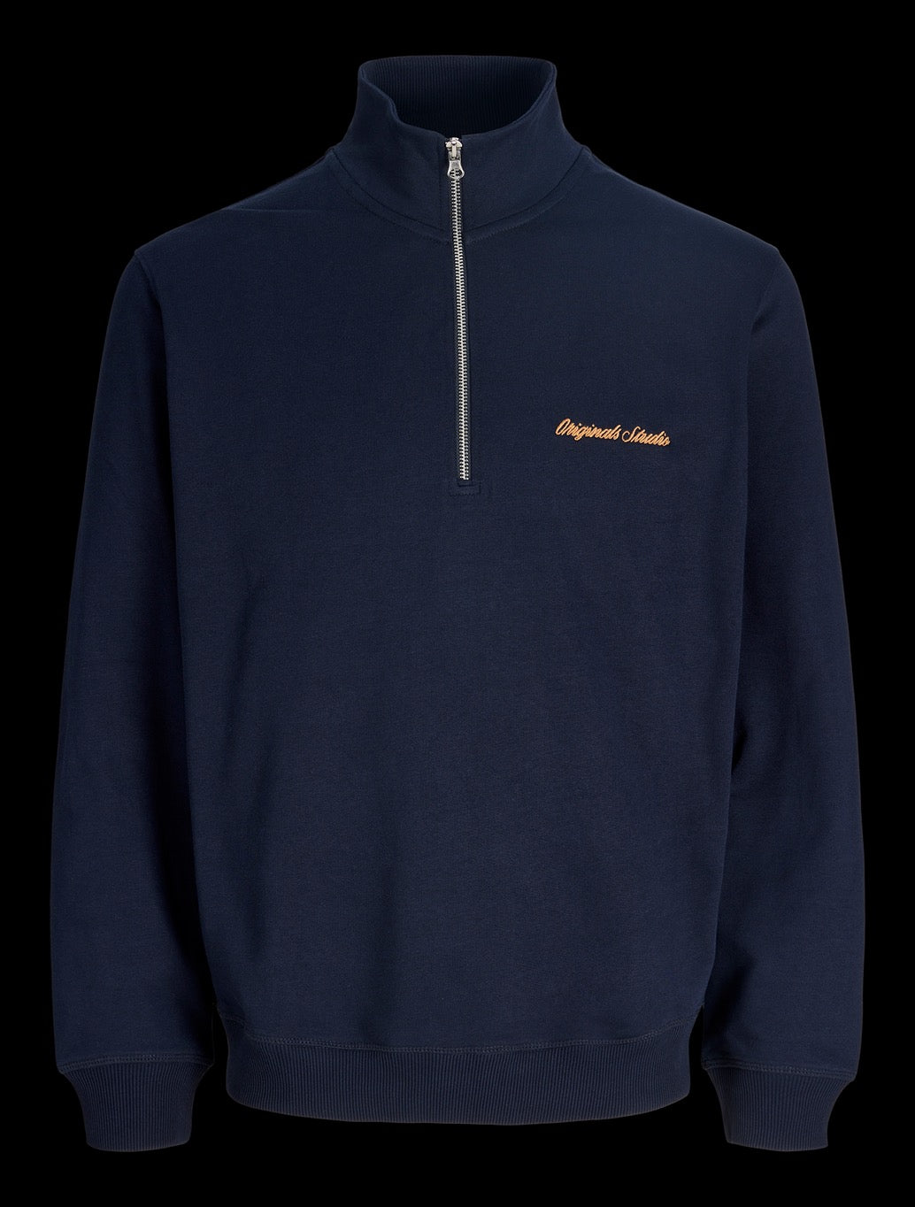 Jack & Jones - Originals Half Zip Sweatshirt - Navy