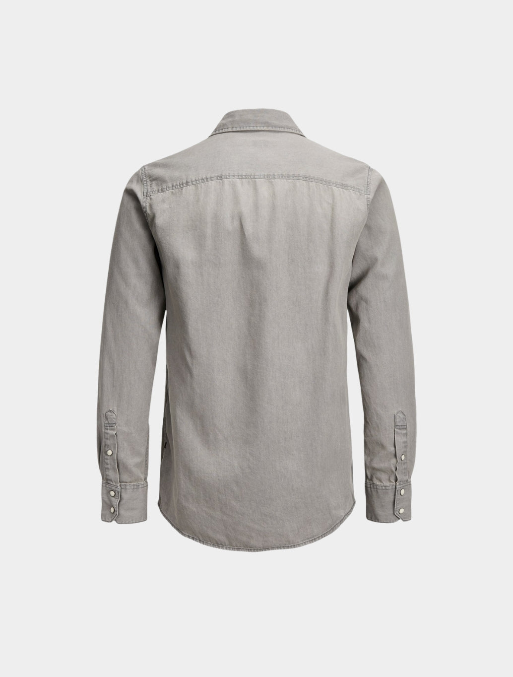 Jack & Jones - Slim Fit Denim Shirt - Light Grey