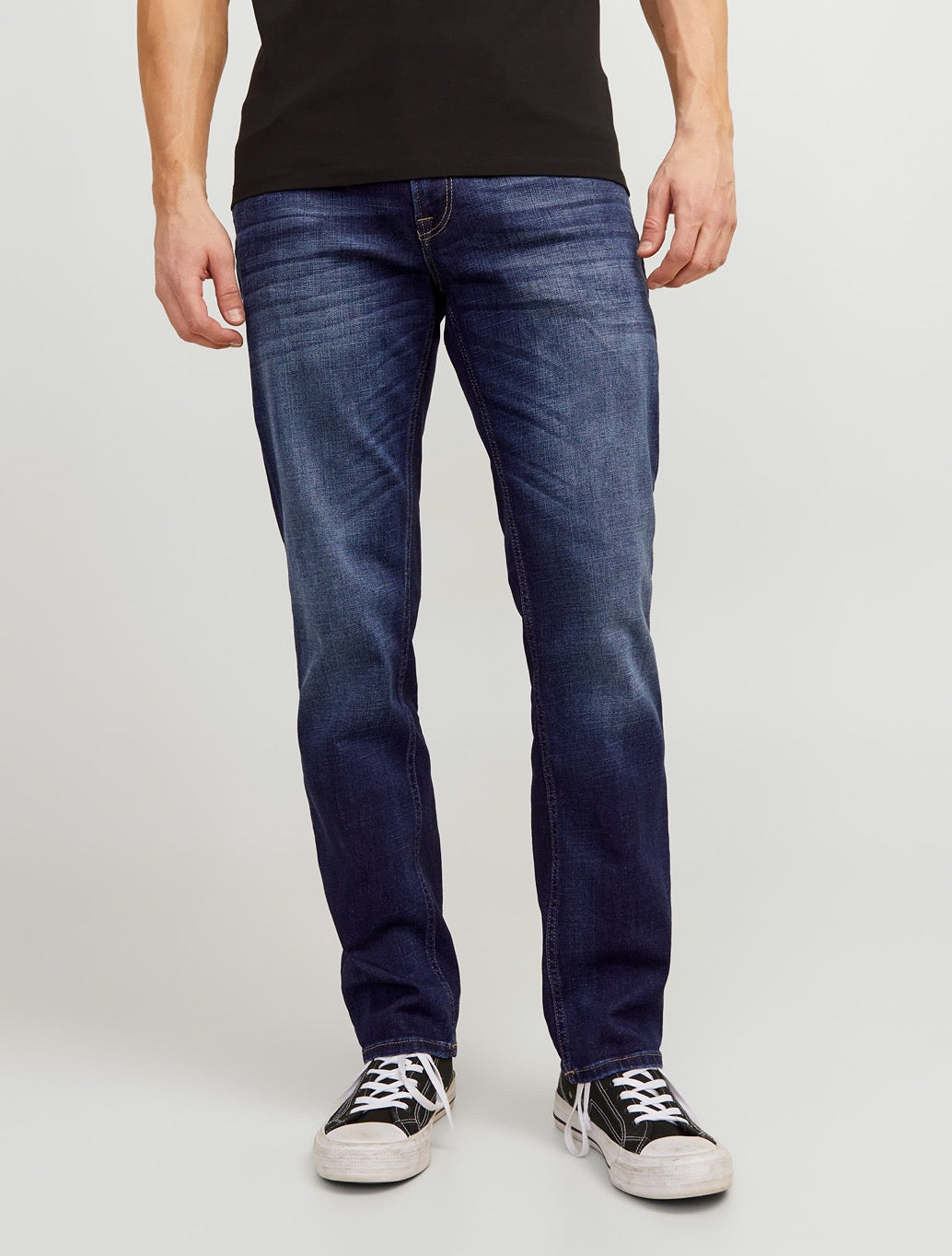 Jack & Jones Clark Original 278 Regular Fit Jeans in Dark Blue