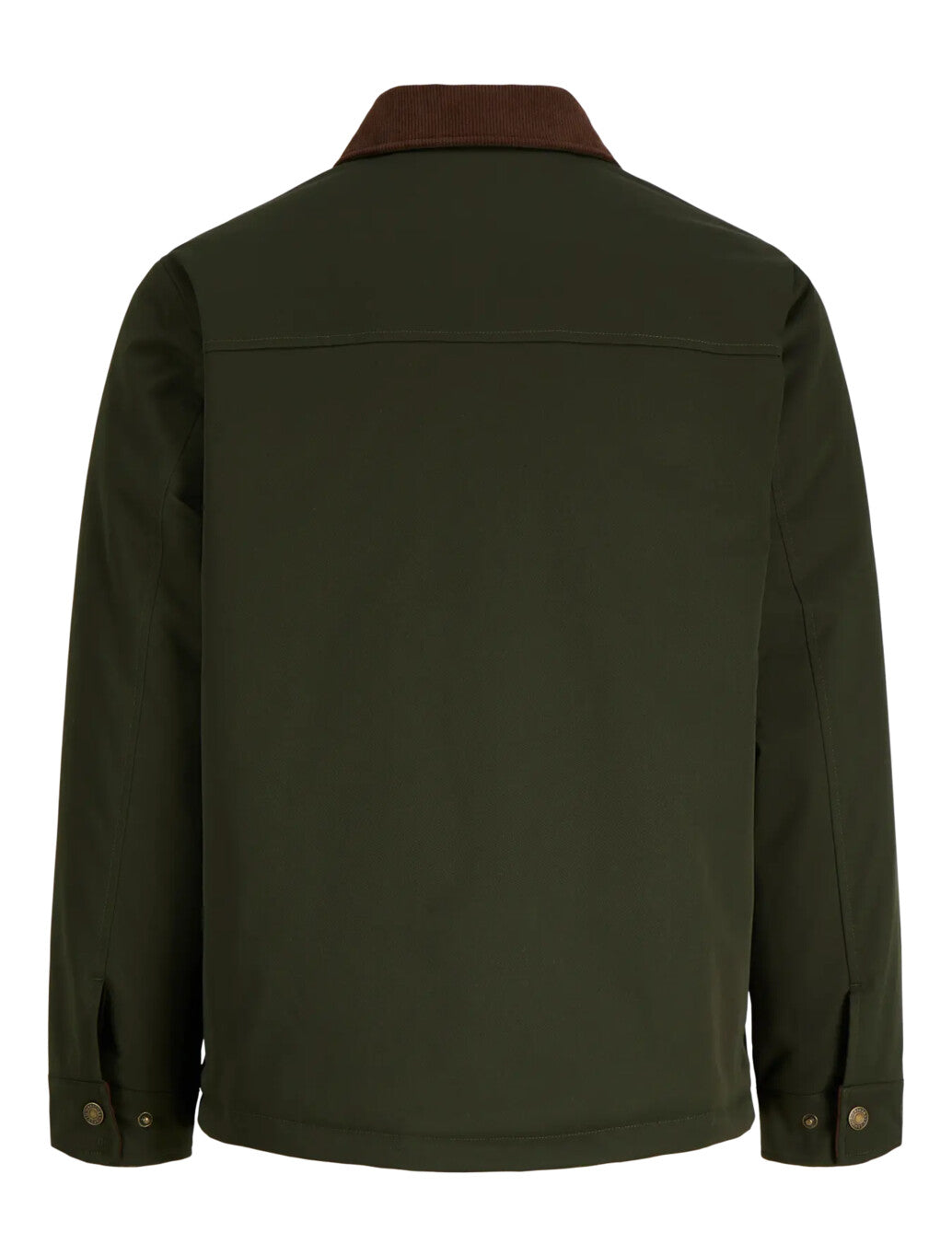 Jack & Jones Padded Barn Jacket In Green / Rosin
