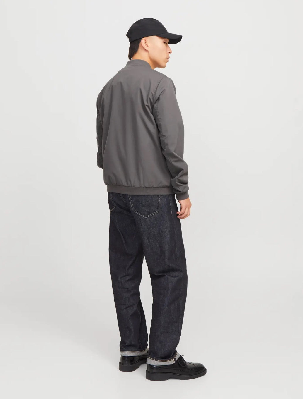 Jack & Jones - Rush Bomber Jacket - Charcoal