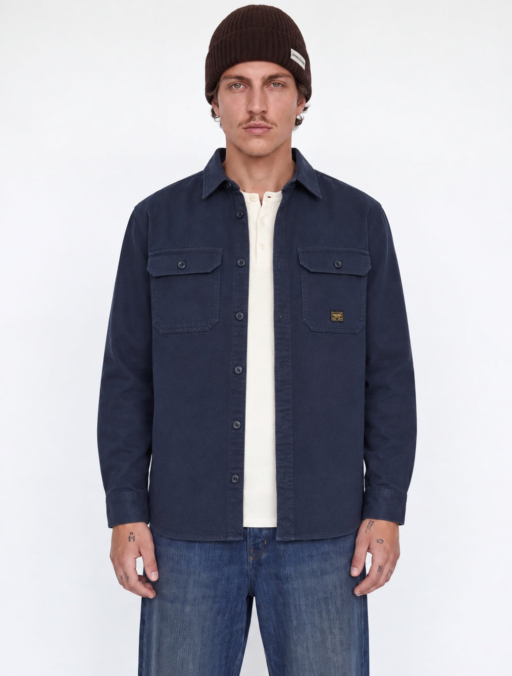 Jack & Jones Bluivy Overshirt in Navy