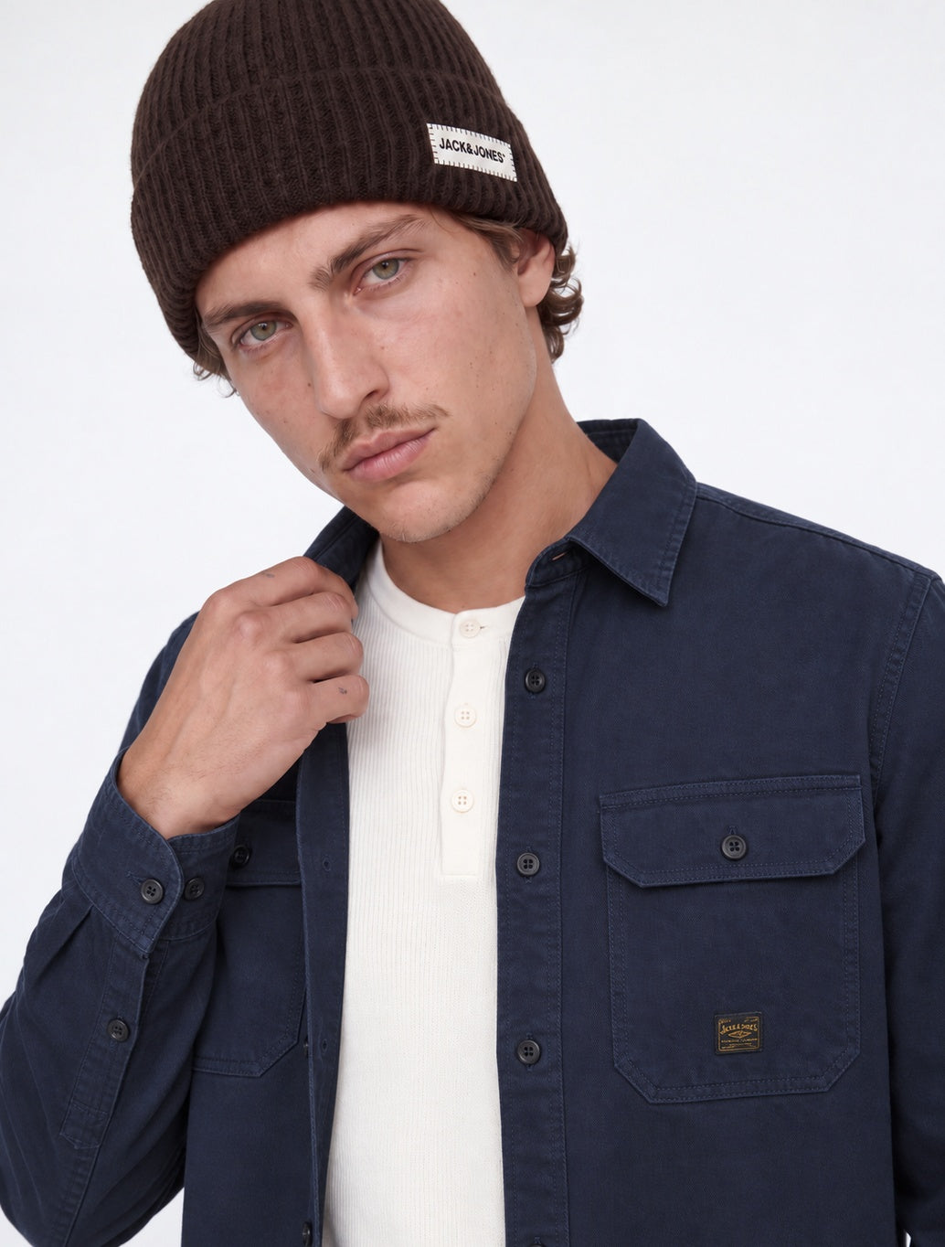 Jack & Jones Bluivy Overshirt in Navy
