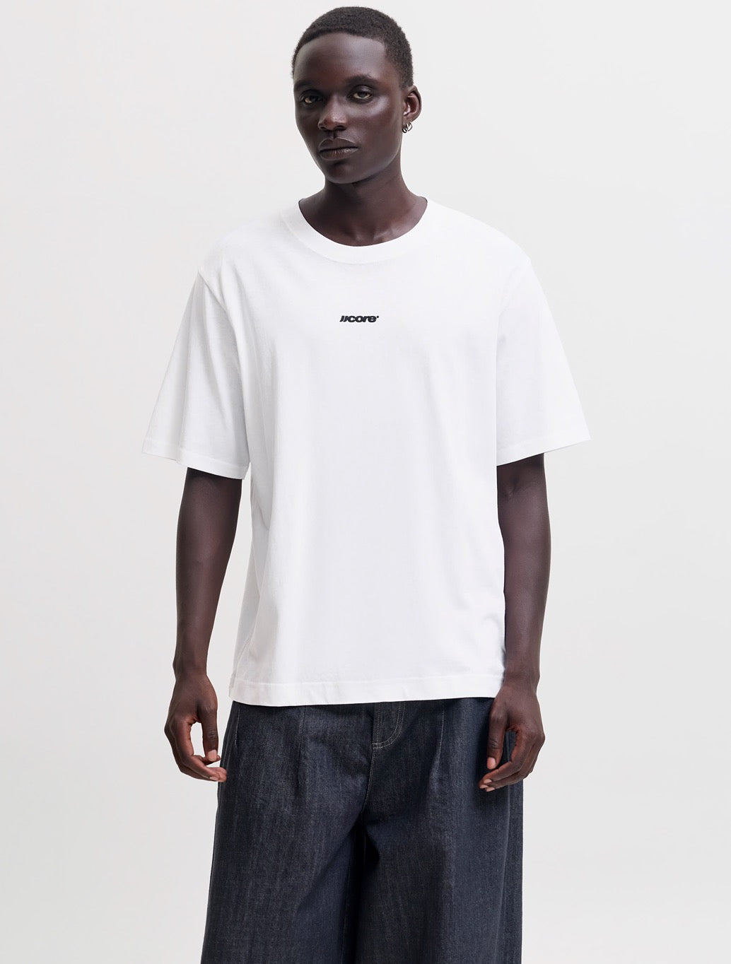 Jack & Jones Club Back Print T-Shirt in White