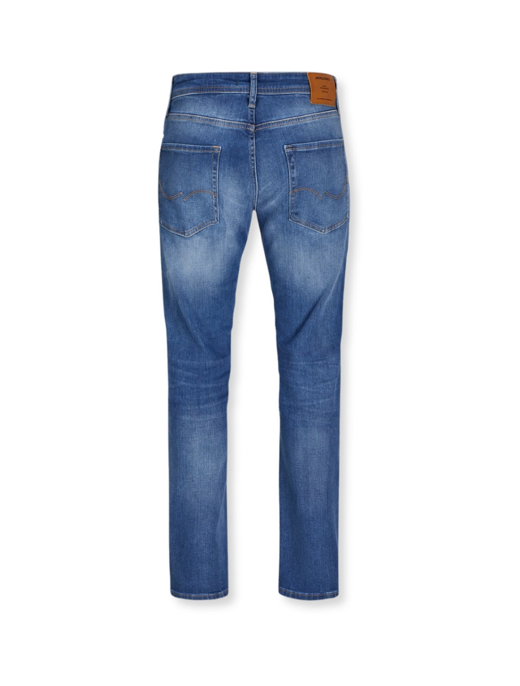 Jack & Jones Mike Original 411 Tapered Fit Jean in Denim Blue