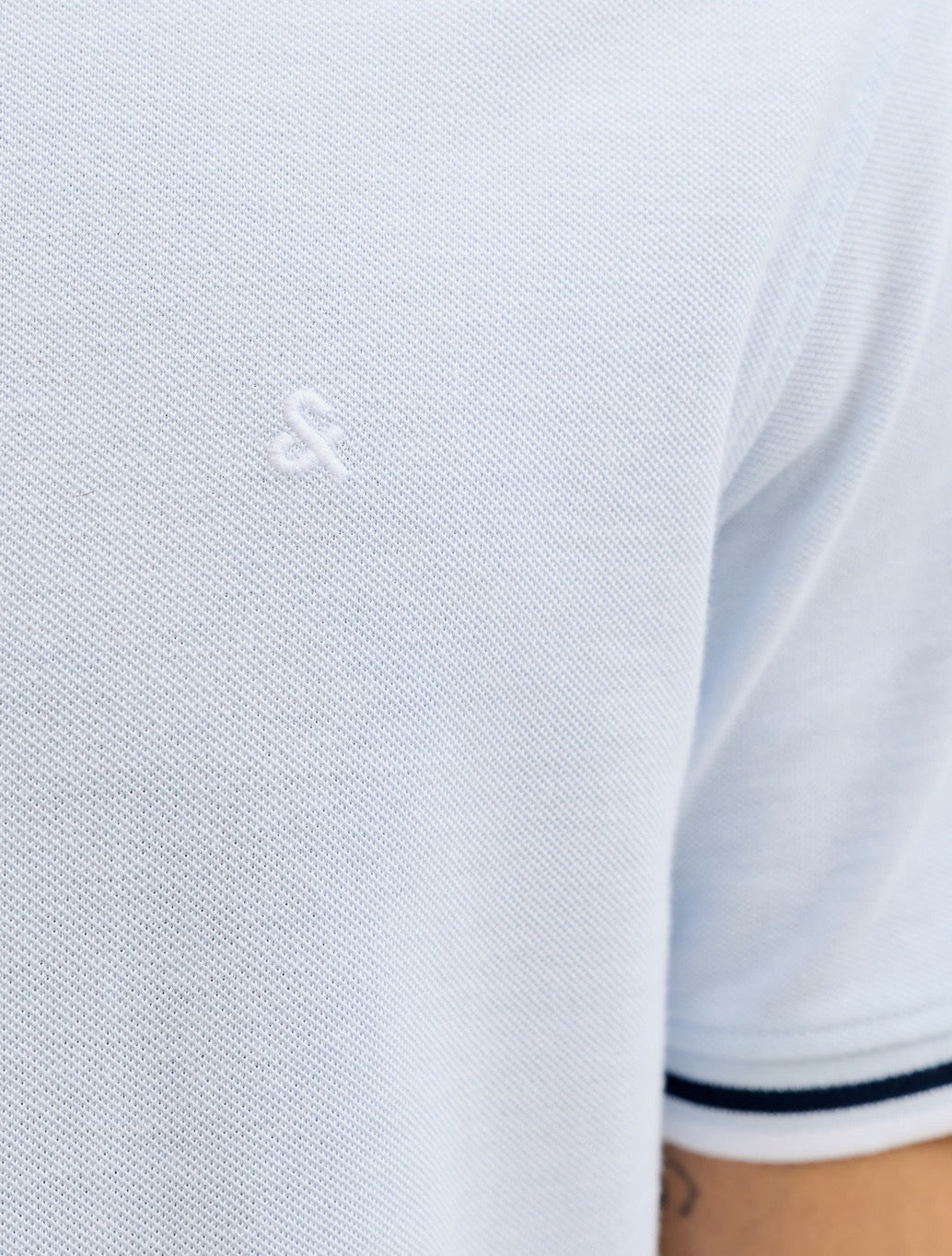 Jack & Jones Paulos Polo Shirt in Light Blue