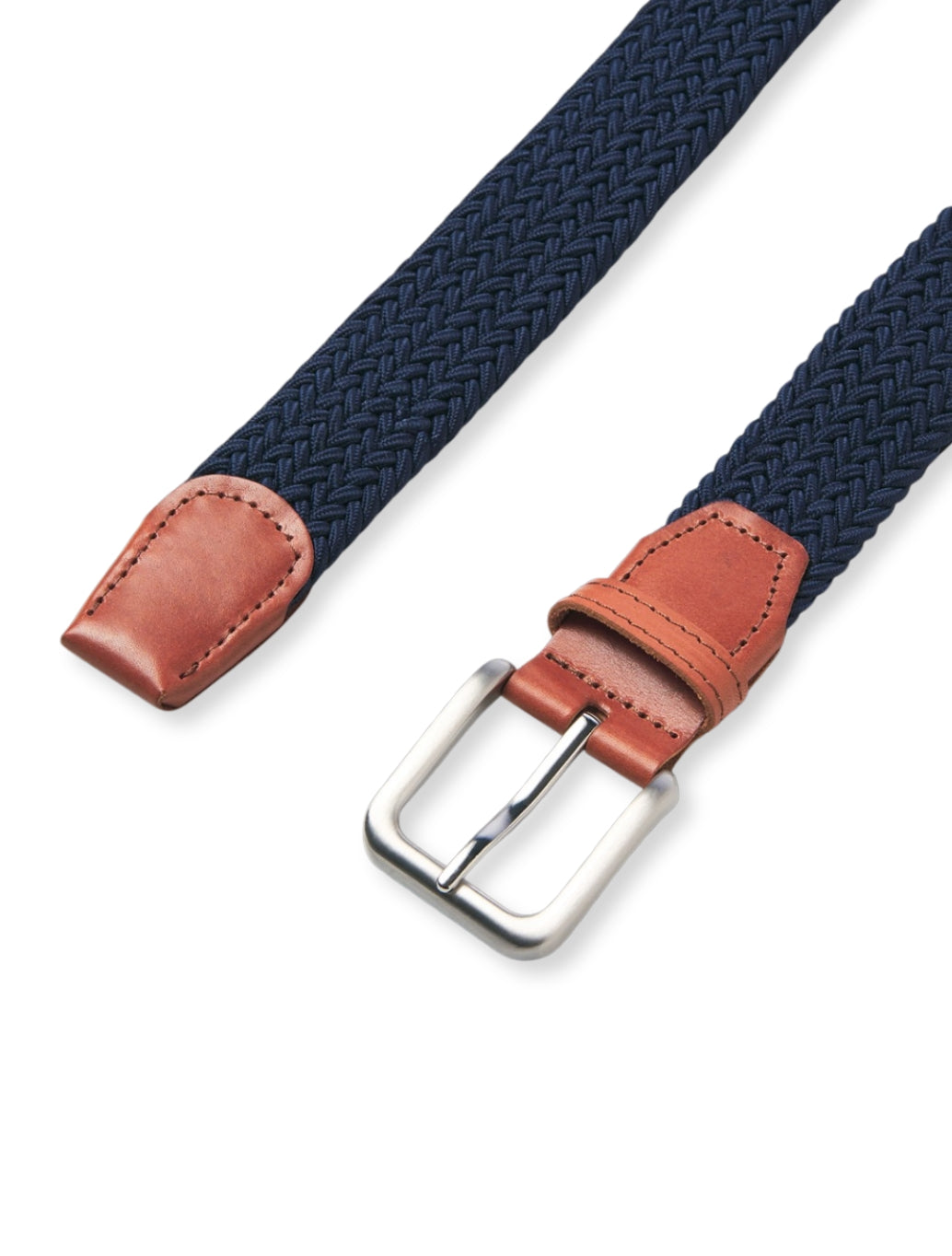 Jack & Jones Spring Braided Belt in Navy