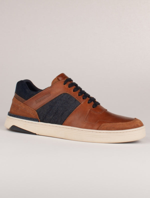 Tommy Bowe Shoe – George Casual Leather Shoe – Camel