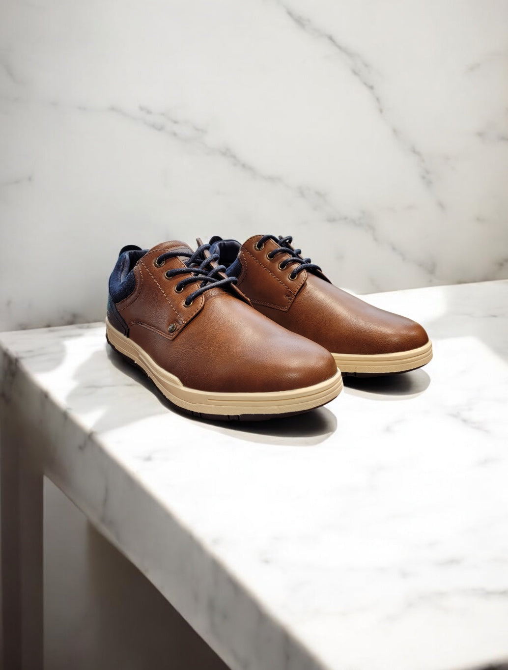 Tommy Bowe Shoe - Marler Casual Shoe - Camel