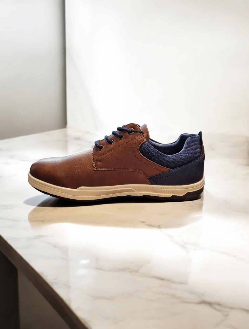 Tommy Bowe Shoe - Marler Casual Shoe - Camel