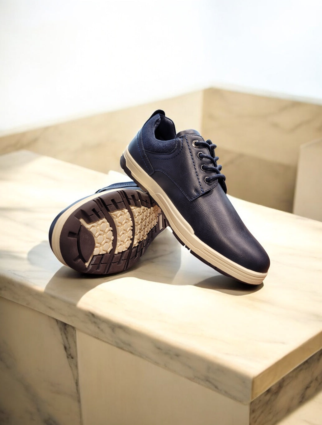Tommy Bowe Shoe - Marler Casual Shoe - Navy
