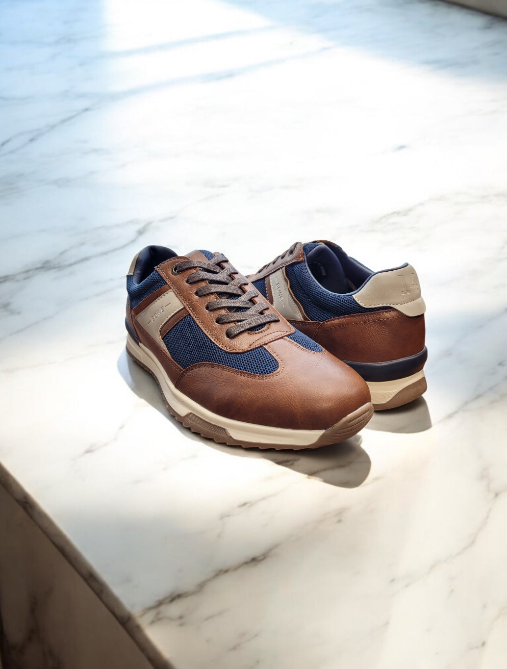 Tommy Bowe Shoe - Deswal Casual Trainers- - Camel