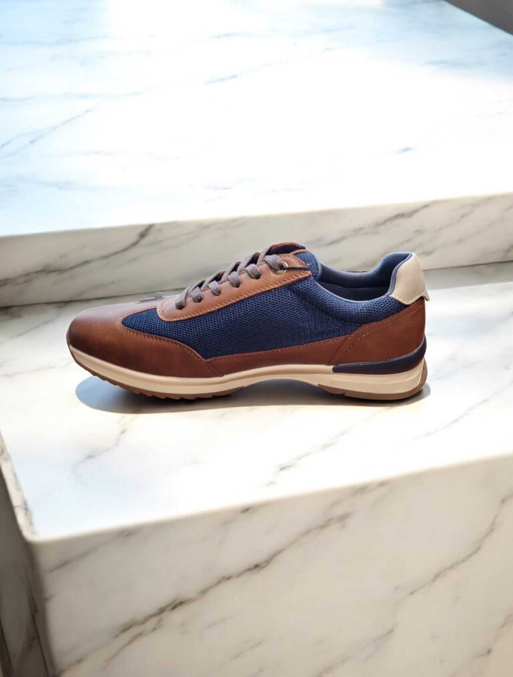 Tommy Bowe Shoe - Deswal Casual Trainers- - Camel