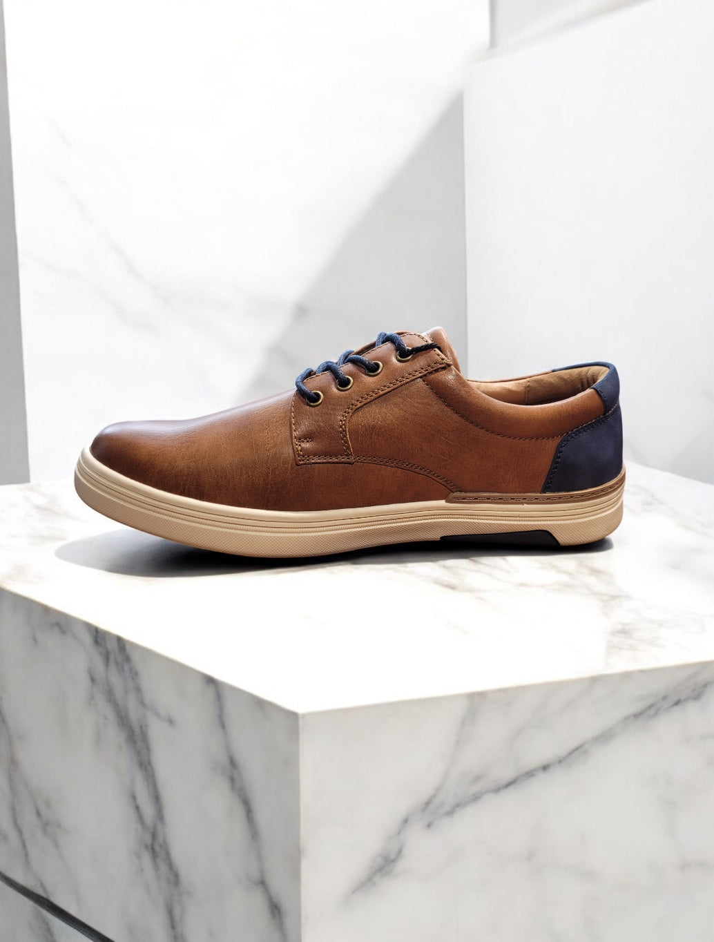 Tommy Bowe Shoe - Finau Casual Shoe - Camel