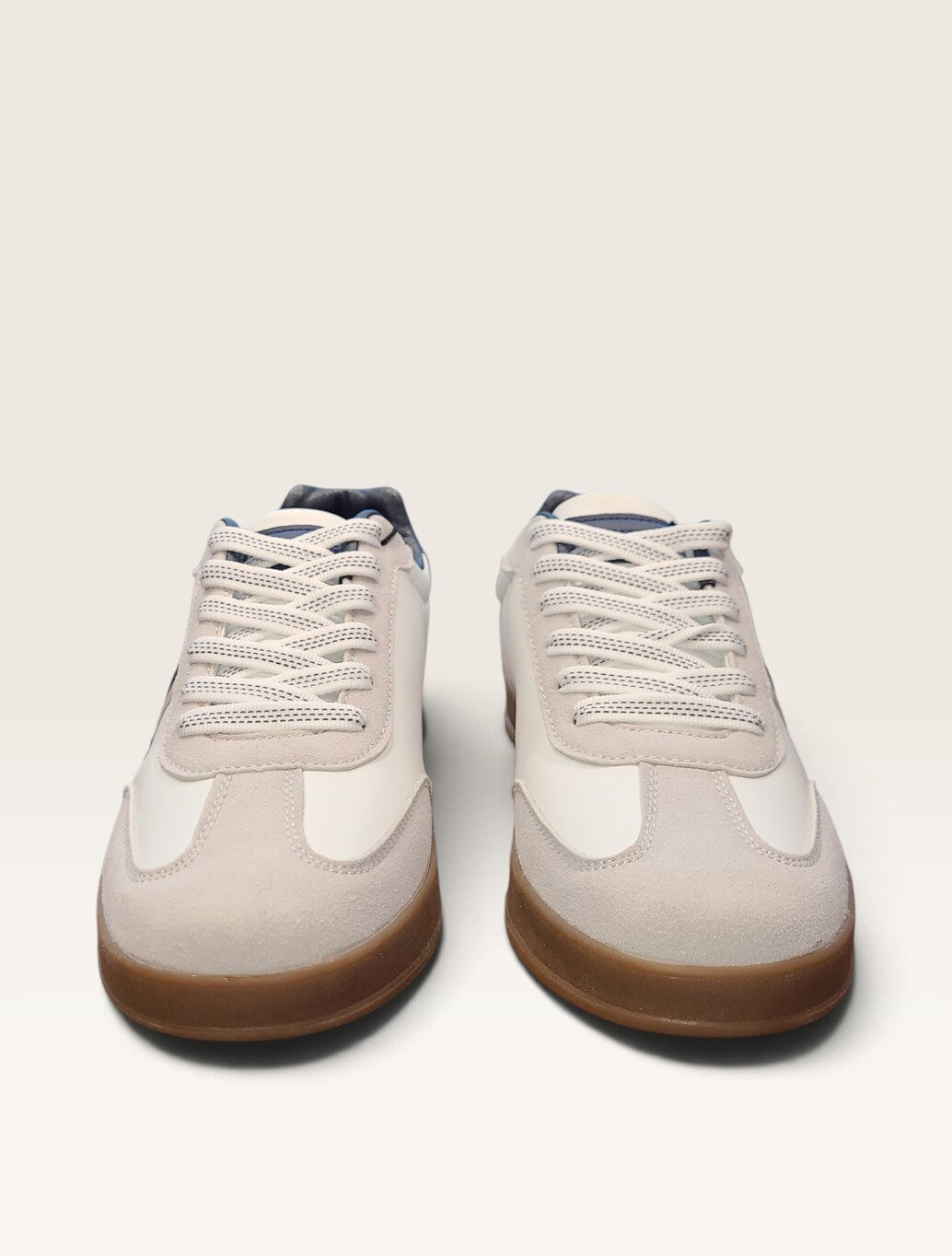 Tommy Bowe Shoes Burwett Trainer in White with Navy