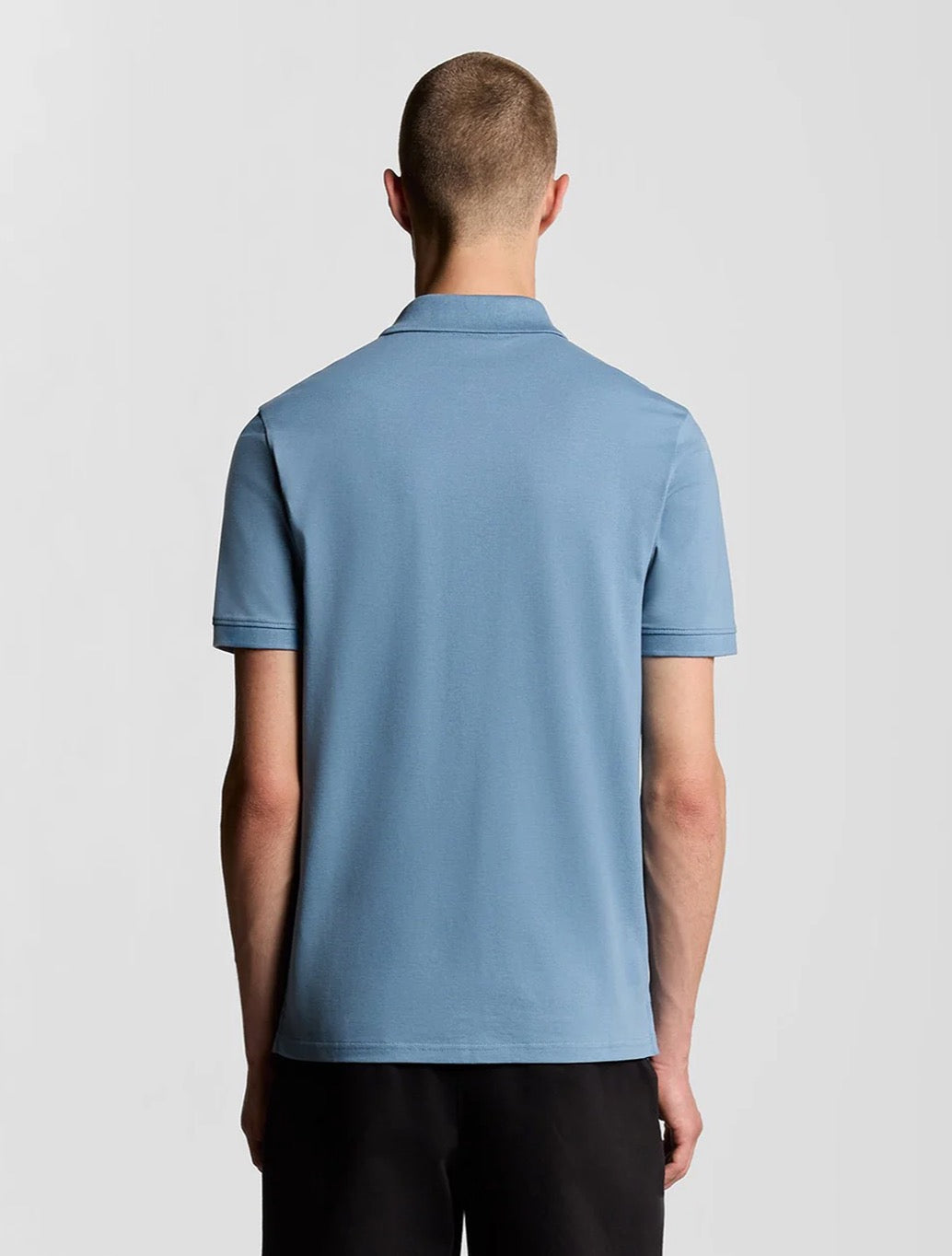 Lyle & Scott - Plain Polo Shirt - Blue