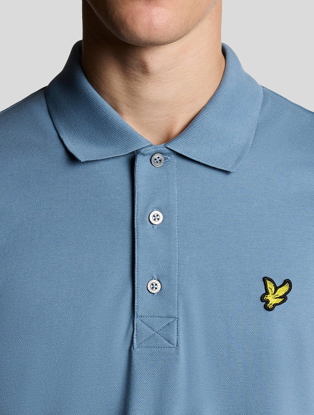 Lyle & Scott - Plain Polo Shirt - Blue