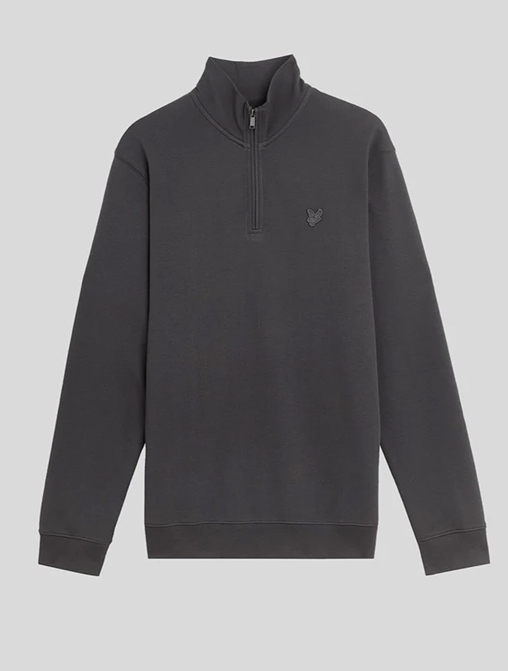 Lyle & Scott - Superfine Cotton 1/4 Zip Sweatshirt - Charcoal