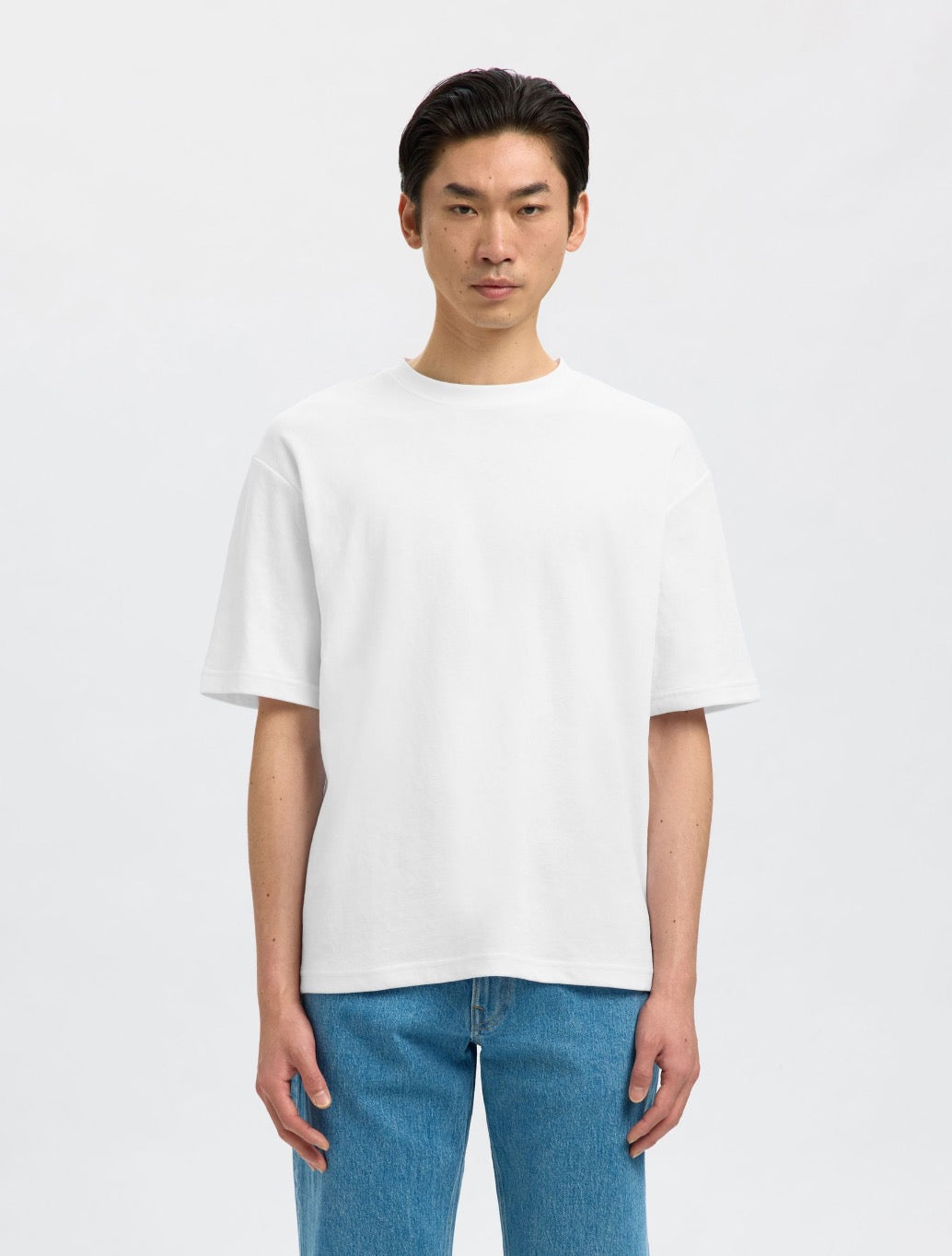 Selected Aspen Loose Fit T-Shirt in White
