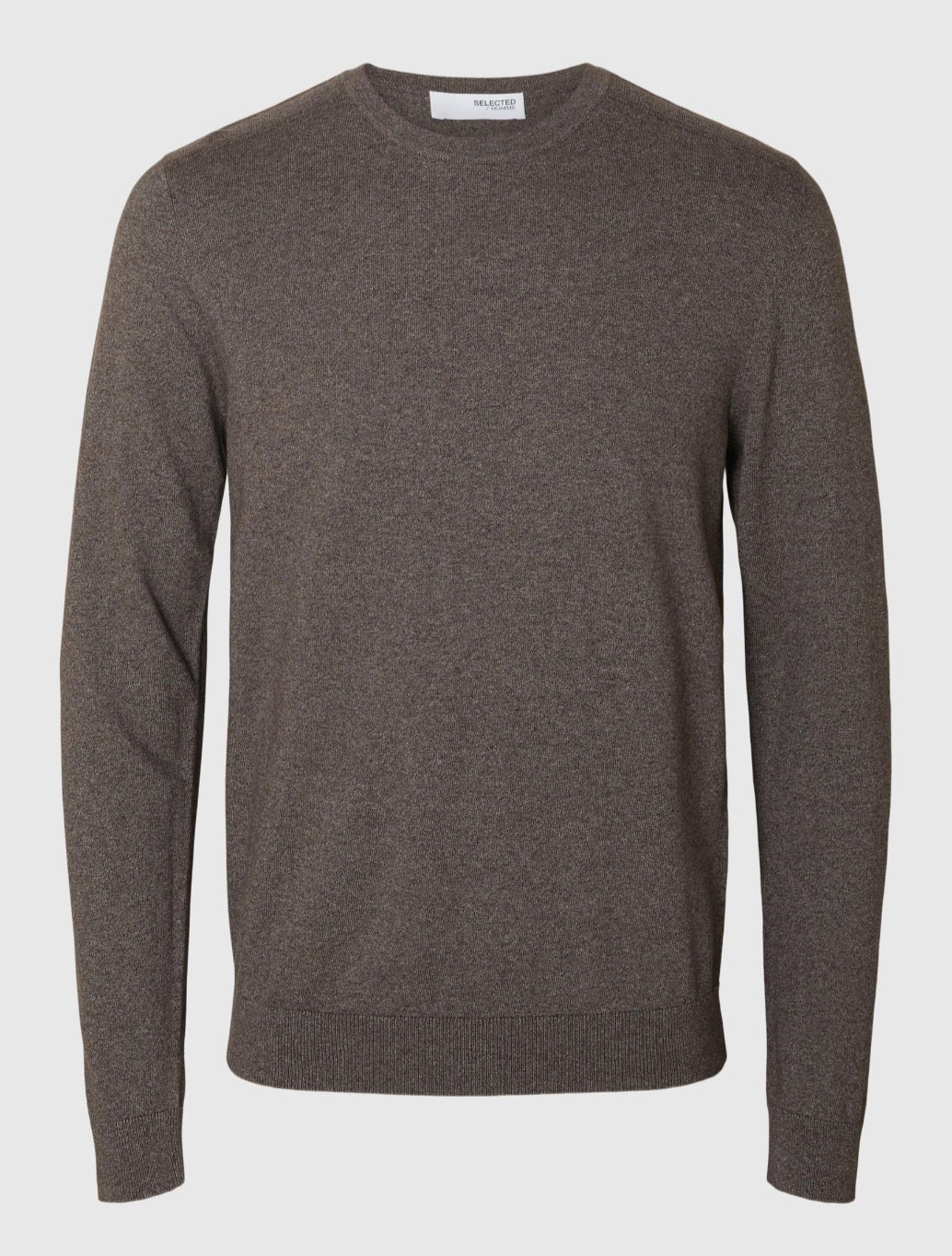 Selected - Berg Crew Neck Jumper - Dark Brown