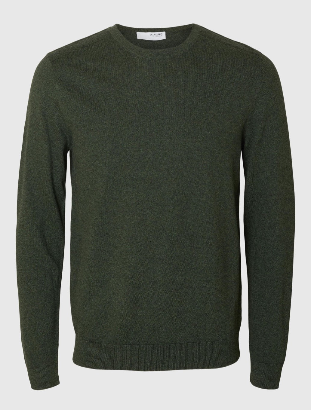 Selected - Berg Crew Neck Jumper - Dark Green