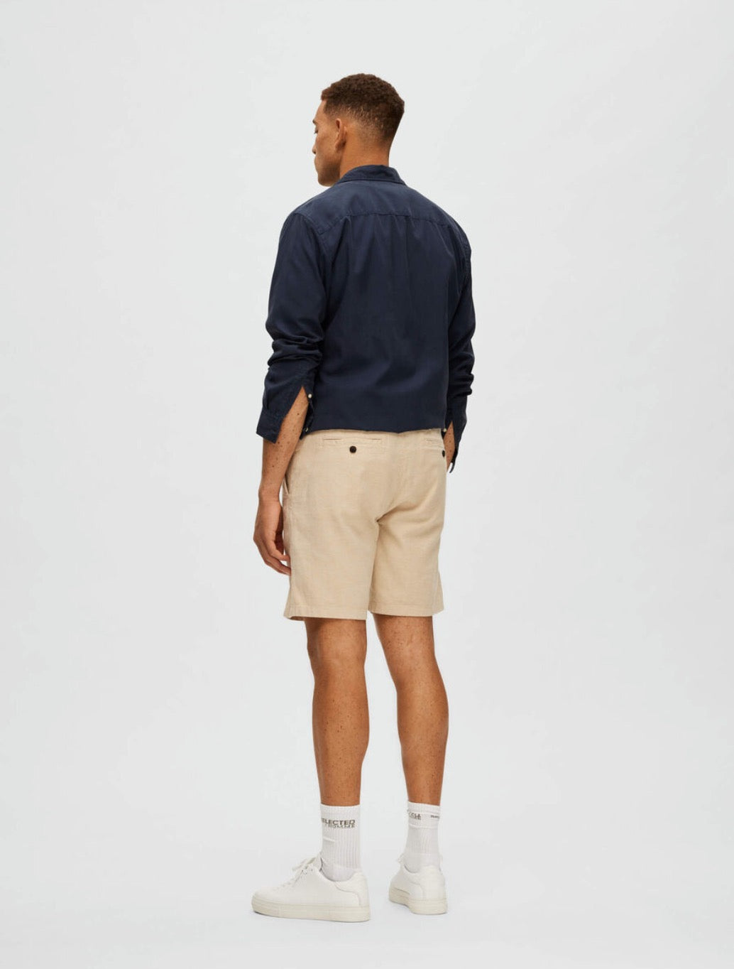 Selected Homme - Brody Comfort Fit Shorts - Beige