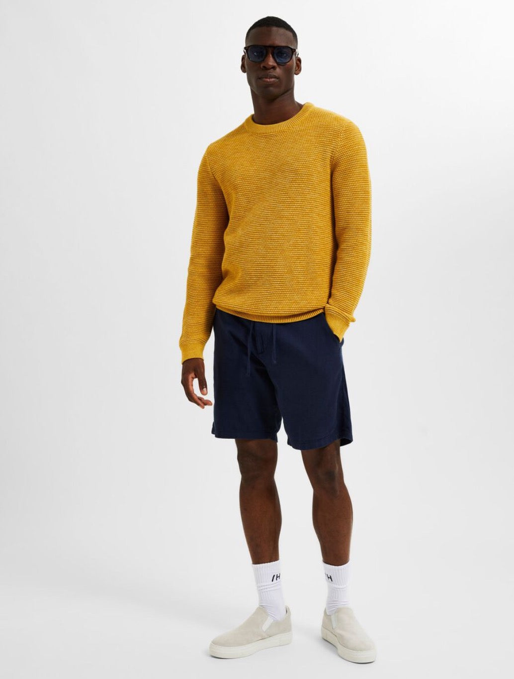 Selected Homme - Brody Comfort Fit Shorts - Navy