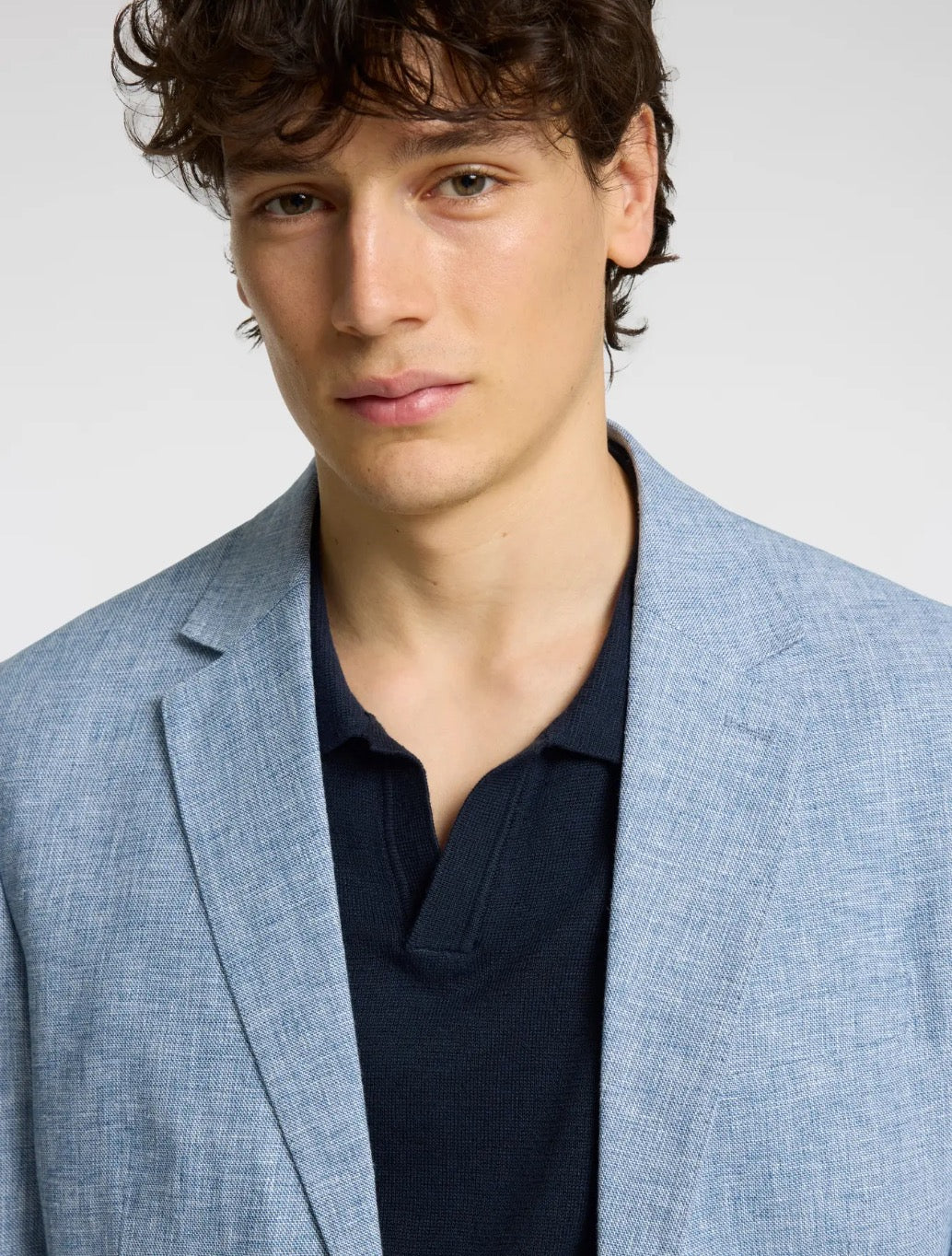 Selected Homme - Malik Single Breasted Regular-Fit Blazer - Light Blue