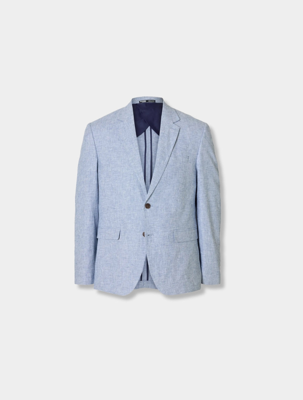 Selected Homme - Malik Single Breasted Regular-Fit Blazer - Light Blue
