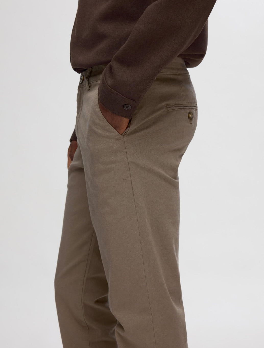 Selected Homme - Miles Slim Fit Chino - Brown