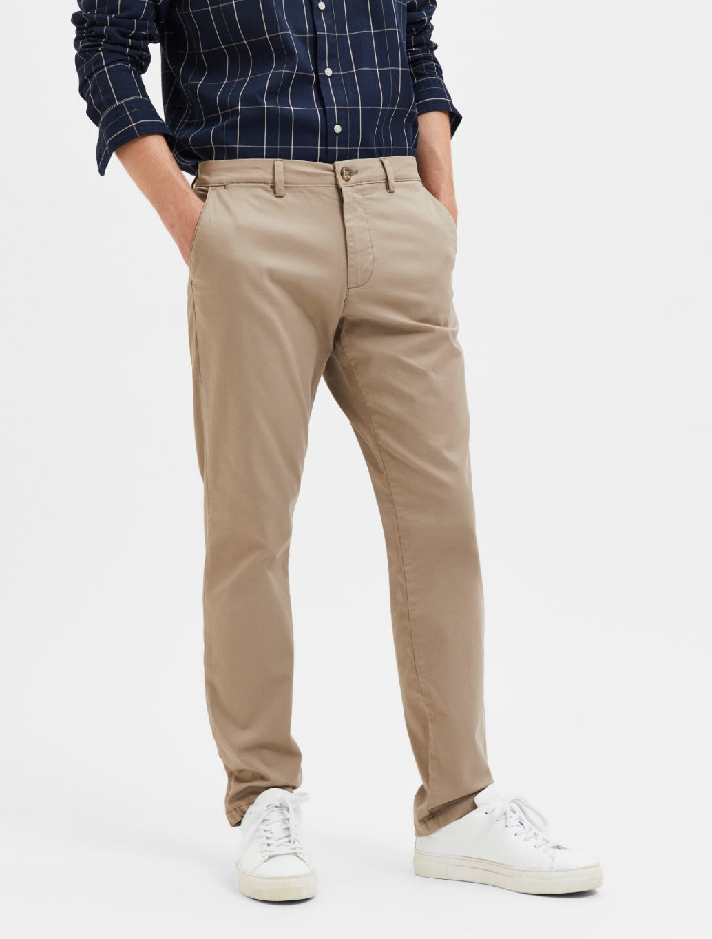Selected - Miles Slim Fit Chino - Beige