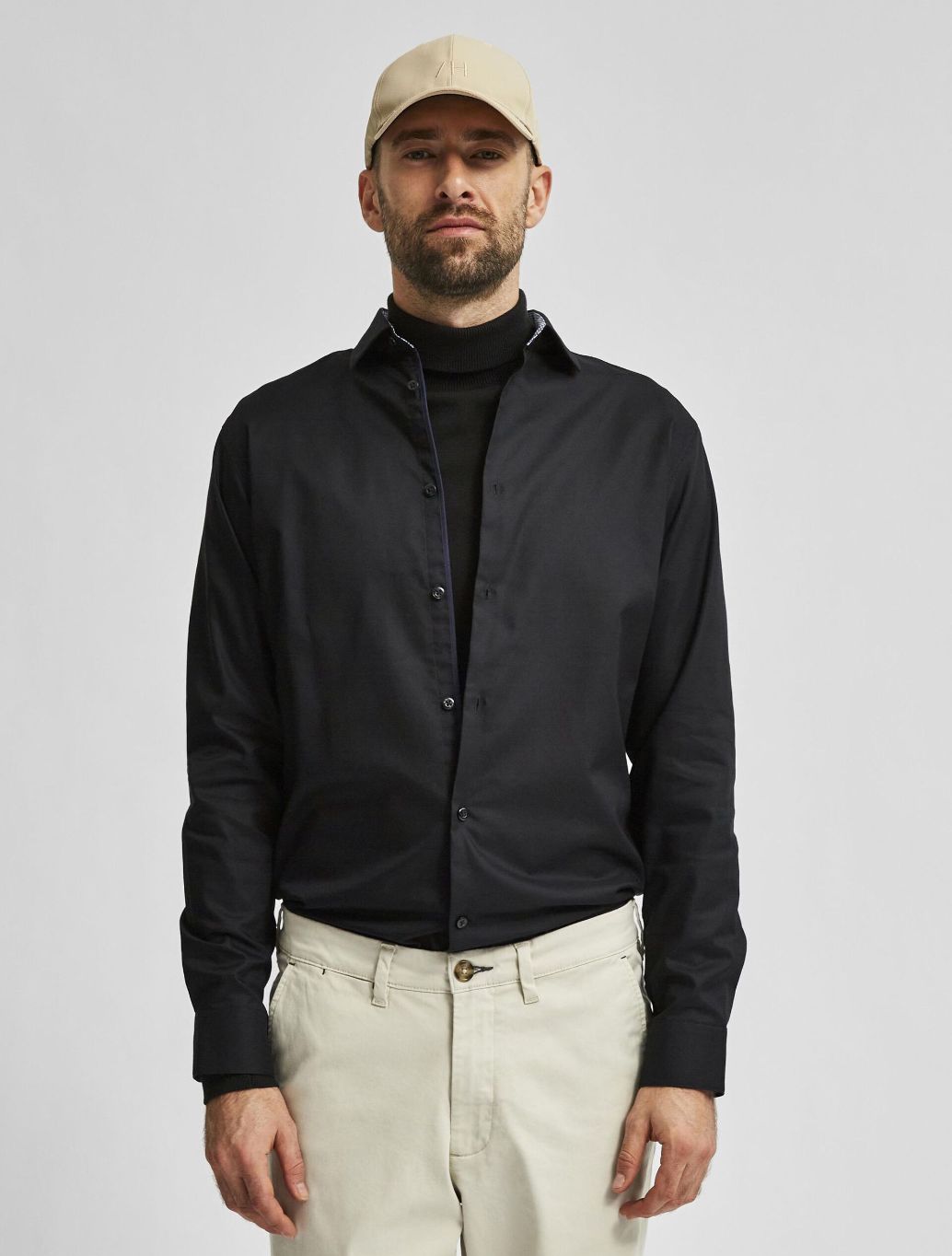 Selected - New Mark Shirt - Black